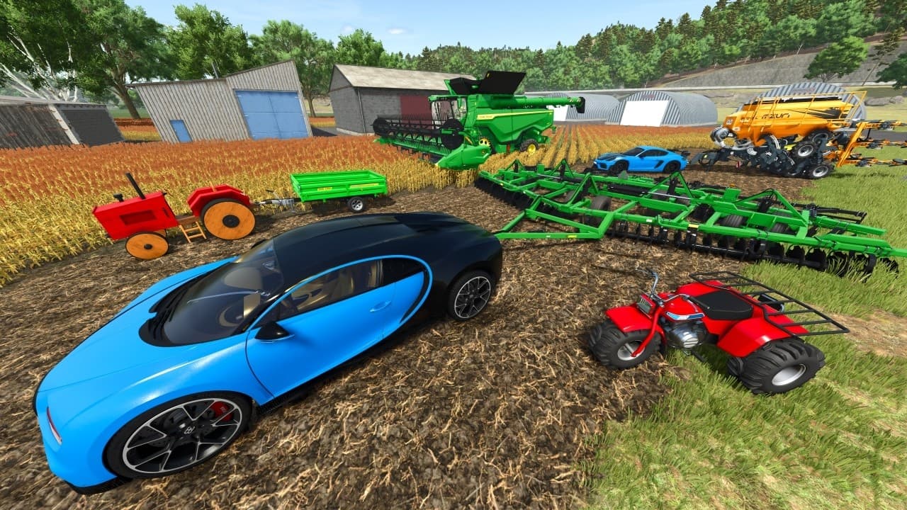 Farming with Random Vehicles
