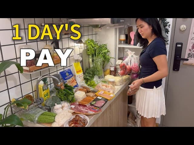 What 1 Day's Salary Buys in China ๐จ๐ณ | Living Alone