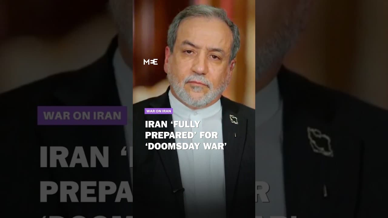 Araghchi says war ‘not a solution’ but Iran ‘fully prepared’ should it resume