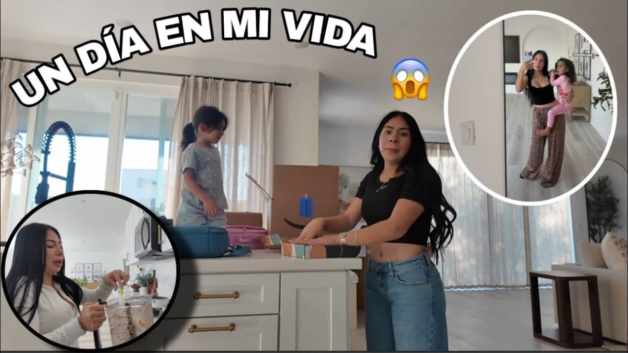 A DAY IN MY LIFE ! LONCHE PARA MIS NIÑOS , limpieza, cocinada