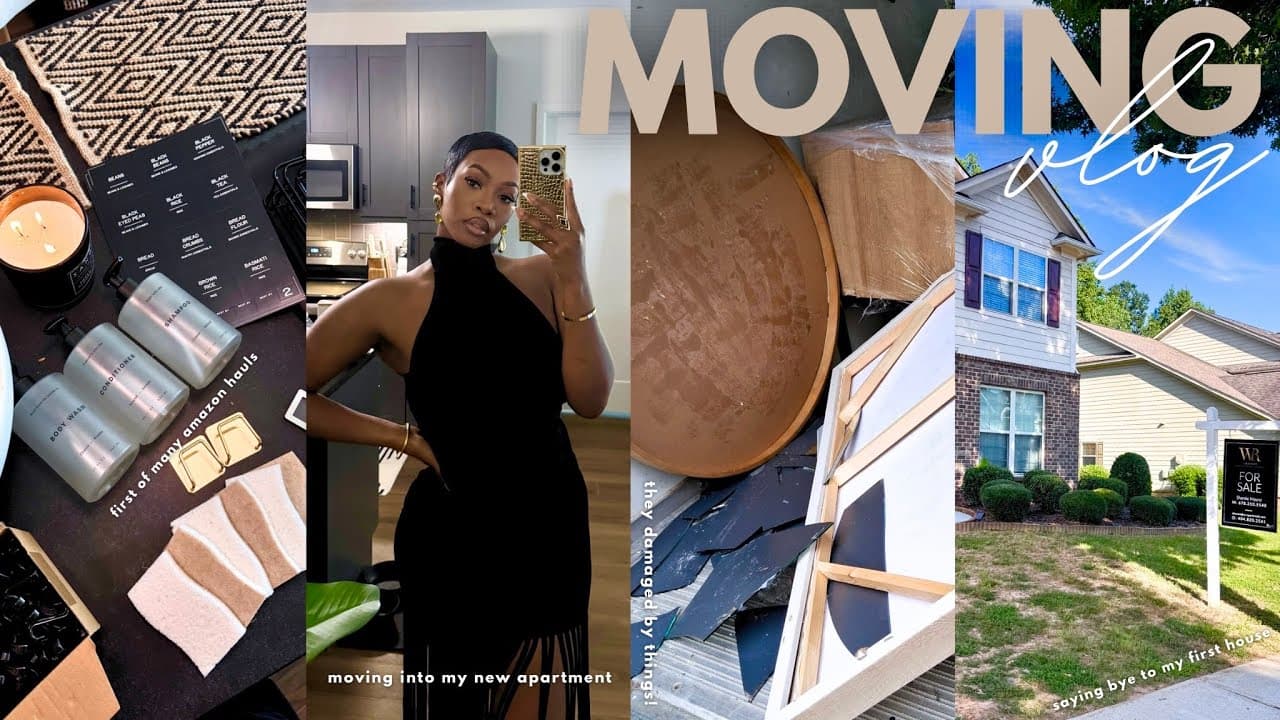 MOVING VLOG | Goodbye ATL, New Apartment Decor, Damaged Furniture & MORE