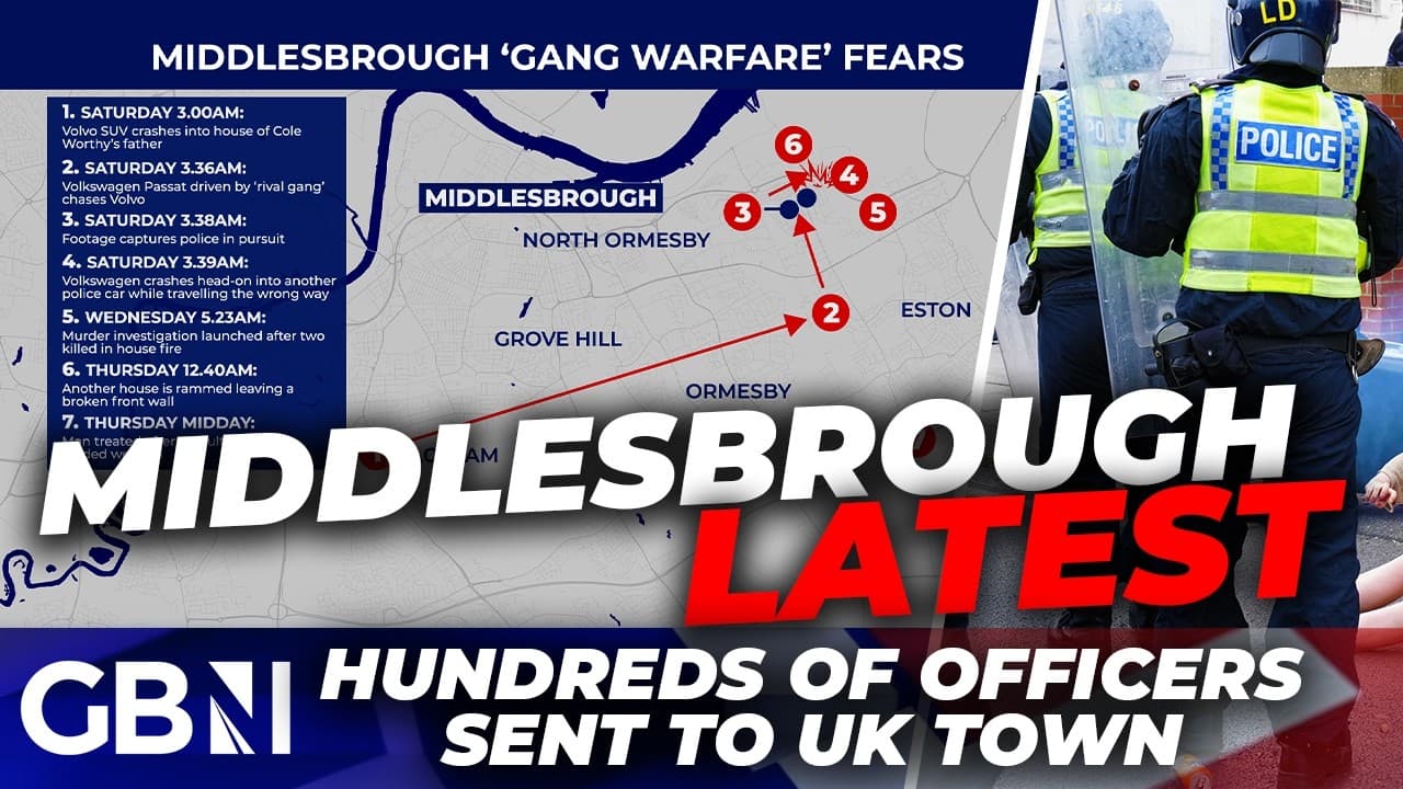 Middlesbrough LATEST: HUNDREDS of armed police descend on town amid gang warfare fears | BREAKING