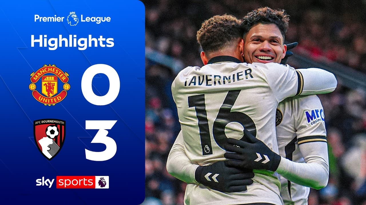 Bournemouth pile more misery on Carrick! | Man United 0-3 Bournemouth | Premier League Highlights