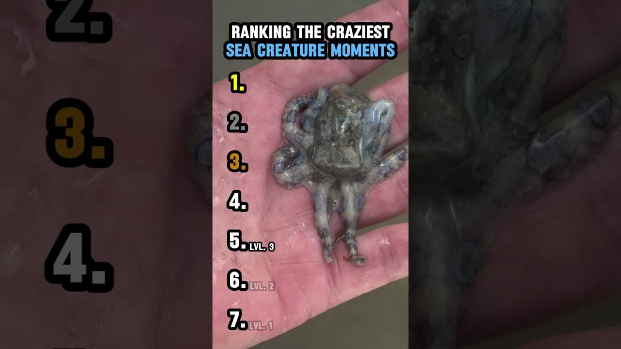 RANKING THE CRAZIEST SEA CREATURE MOMENTS