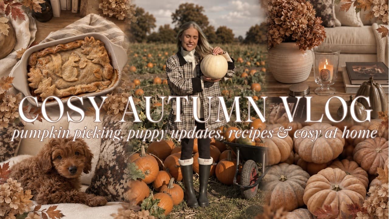 A COSY AUTUMN DAY 🍂 pumpkin patch, wholesome recipes & cosy at home