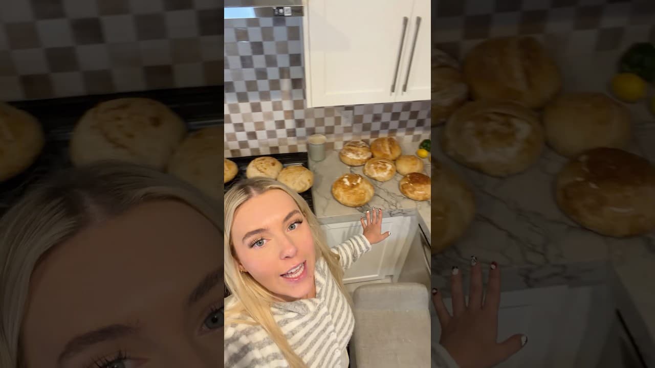 Biggest Debbie ever ๐ณ๐ฅ #baking #sourdough #DIY making 24 loaves of bread