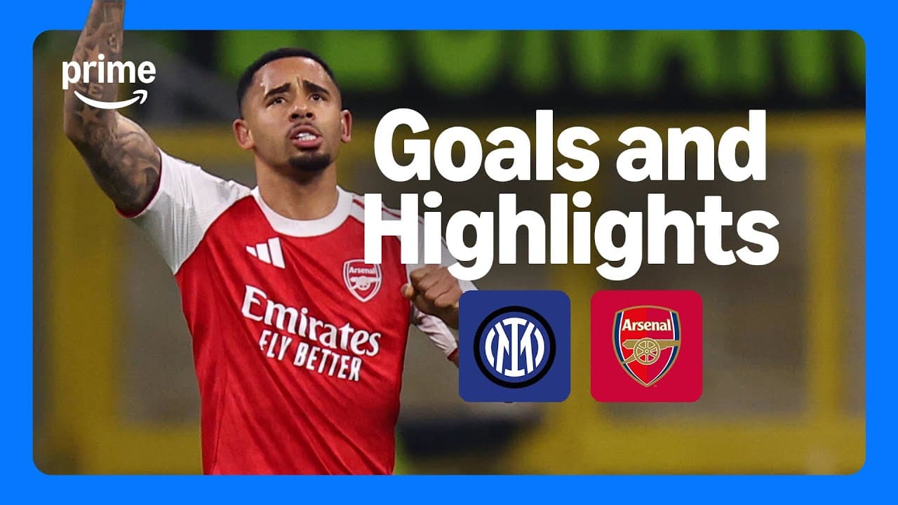 Arsenal's strikers ON FIRE 🔥 | Inter v Arsenal | UEFA Champions League Highlights 🎥