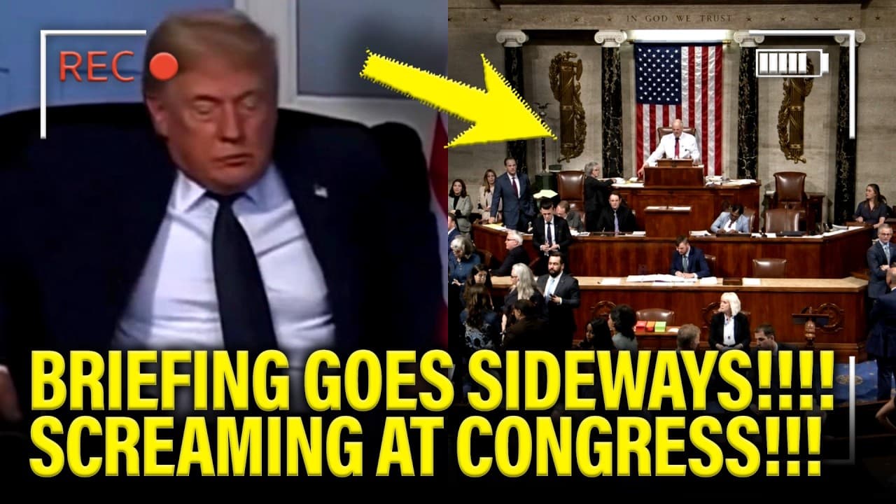 All HELL BREAKS LOOSE as Iran Briefing GOES SIDEWAYS!!!