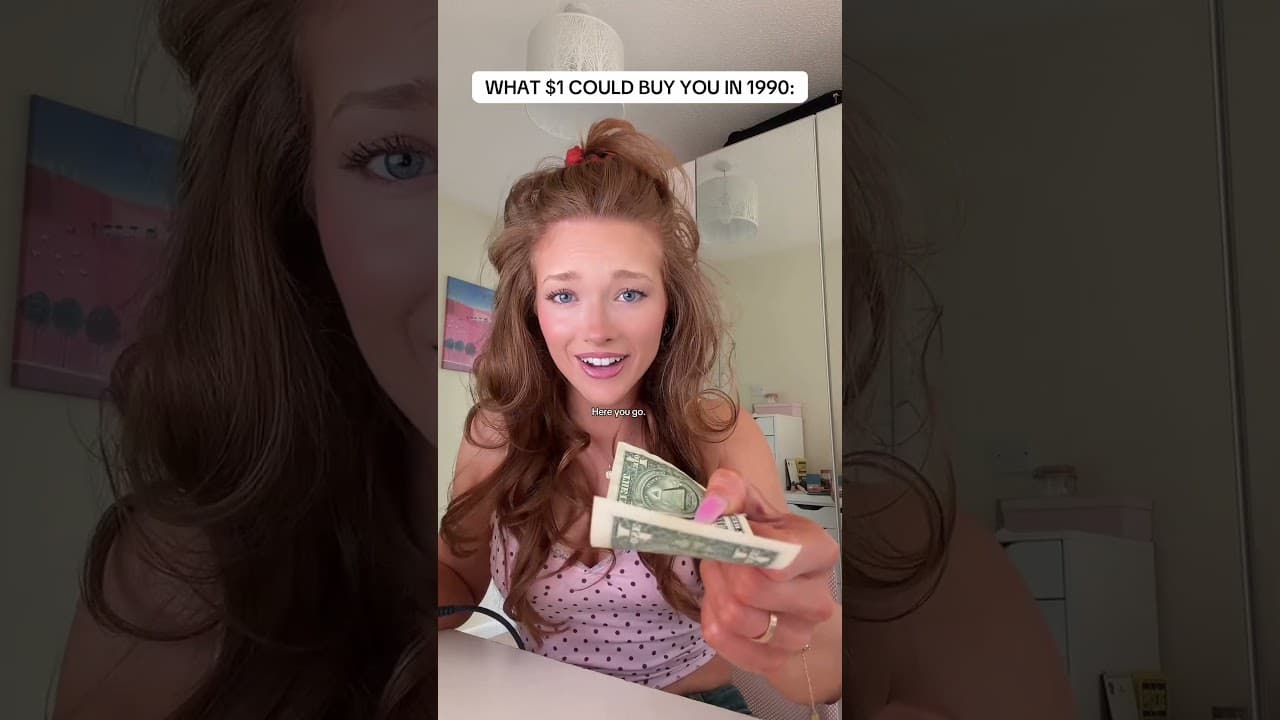 WHAT $1 COULD BUY YOU THROUGHOUT THE YEARS 😭: #fyp #costofliving #inflation #history #money