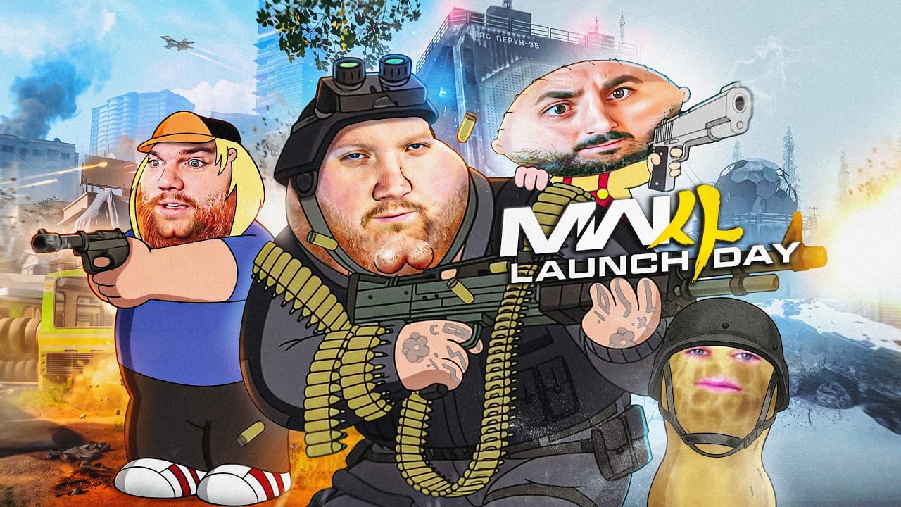 MW4 LAUNCH DAY WITH THE BOYS (THEBURNTPEANUT, NICKMERCS & HUTCHMF)