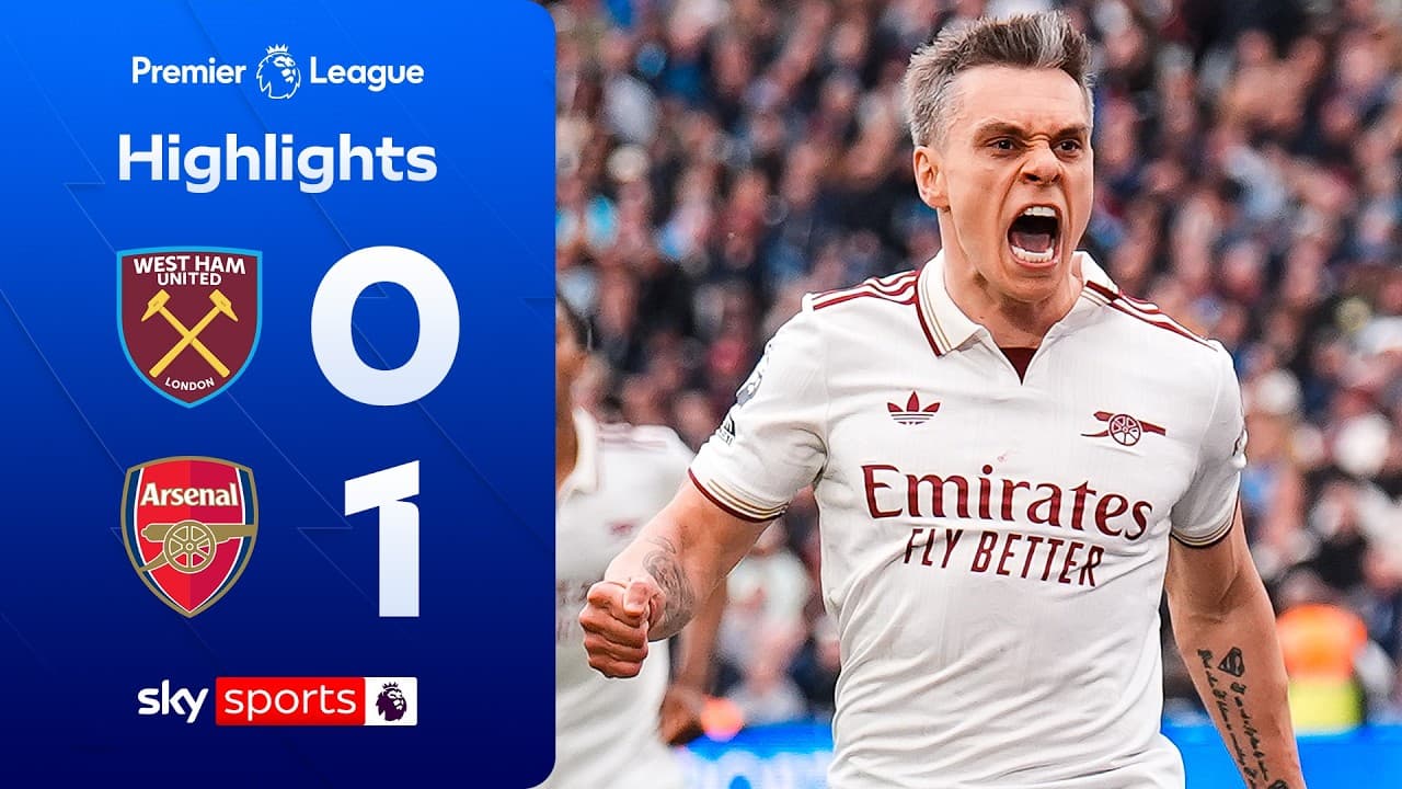 Trossard WINNER before late VAR drama! 🤯 | West Ham 0-1 Arsenal | Premier League Highlights