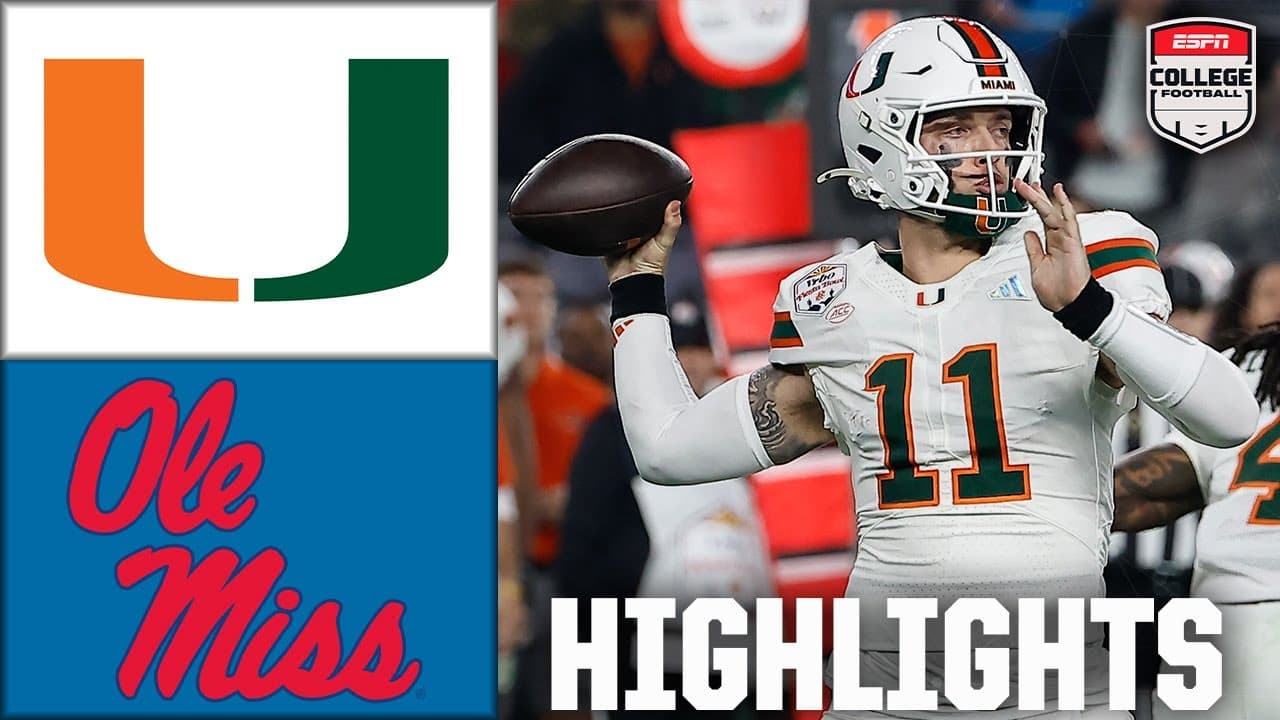 Fiesta Bowl: Miami Hurricanes vs. Ole Miss Rebels | Full Game Highlights | ESPN College Football