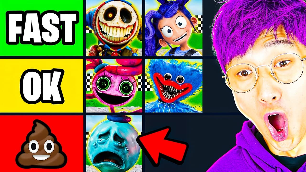 WHO IS THE FASTEST POPPY PLAYTIME MONSTER?! (PROTOTYPE, LILY LOVEBRAIDS, & MORE!)