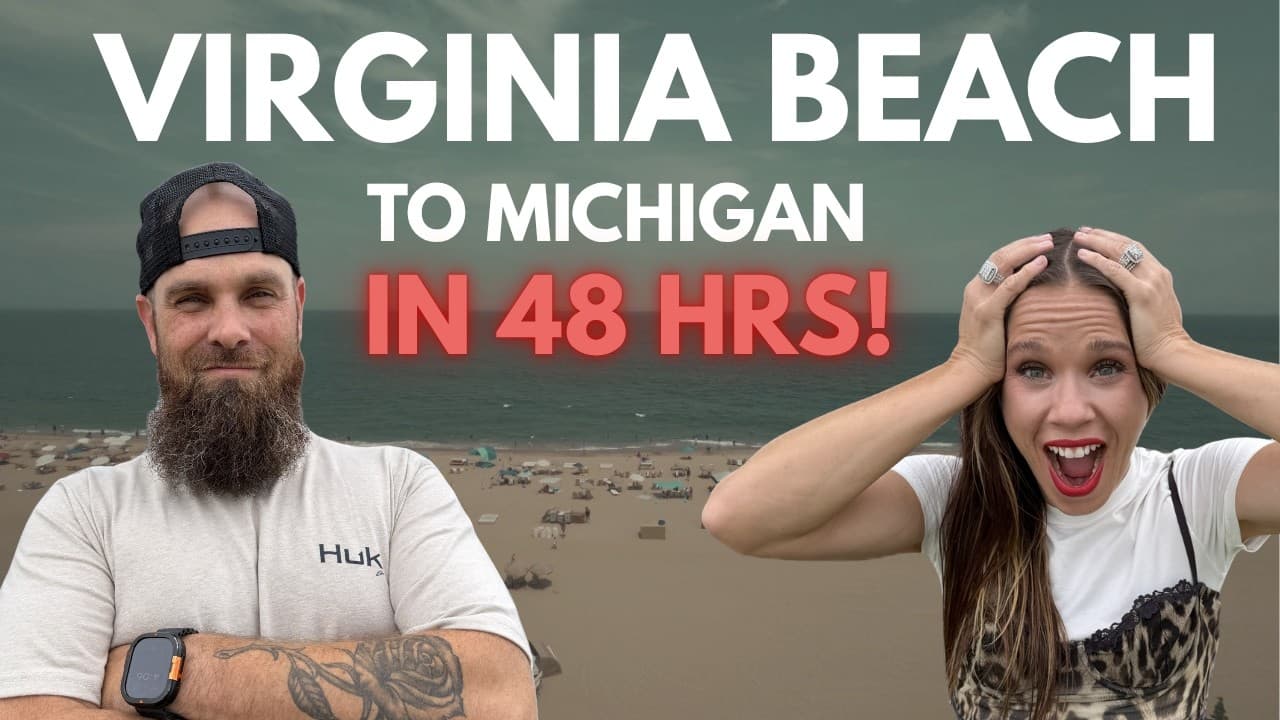 VA BEACH TO MICHIGAN IN 48 HRS | WE HIT 1 MILLION SUBSCRIBERS!!