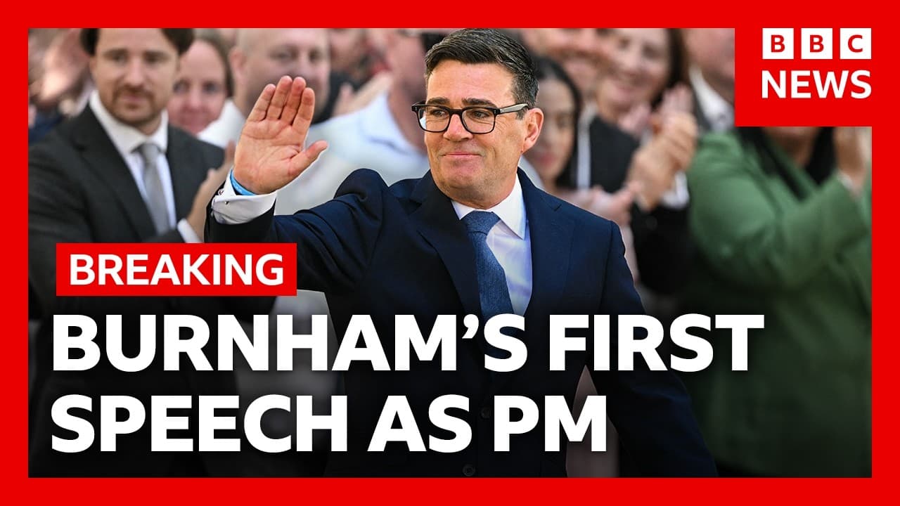 Andy Burnham’s first speech as UK prime minister in full | BBC News