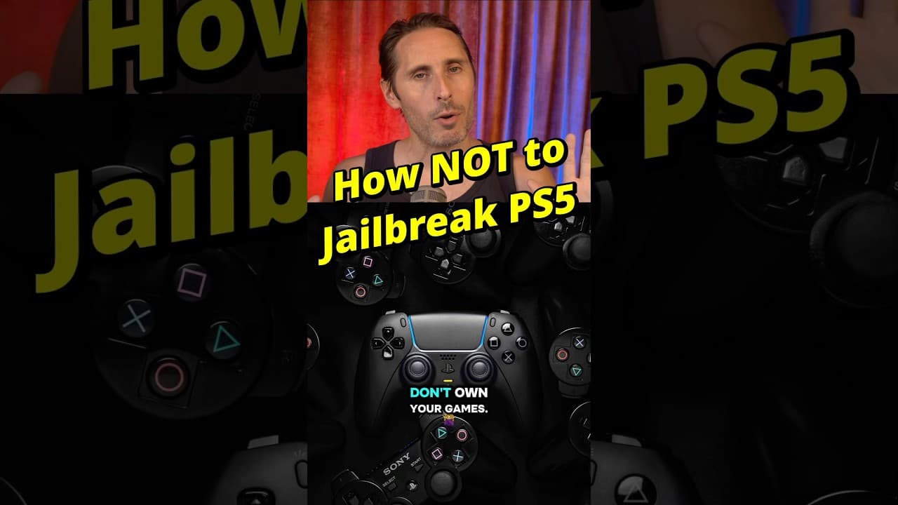 How NOT to Jailbreak your PS5 #Sony #playstation #ps5