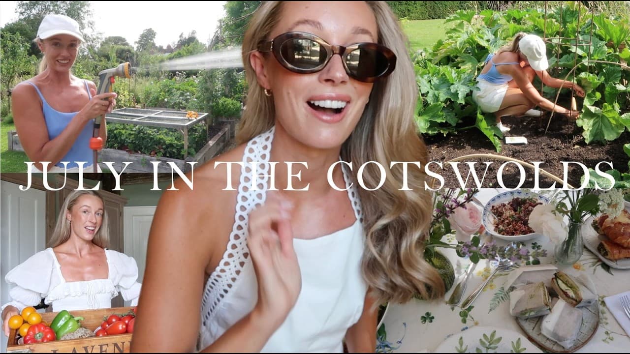 Heatwave in the Cotswolds - Weekly Vlog ☀️ & Wimbledon Try On 🎾🍓
