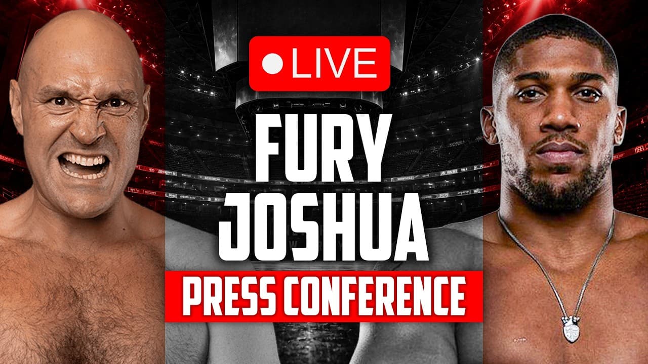 🔴 LIVE: Tyson Fury vs. Anthony Joshua • LAUNCH PRESS CONFERENCE | Netflix Boxing