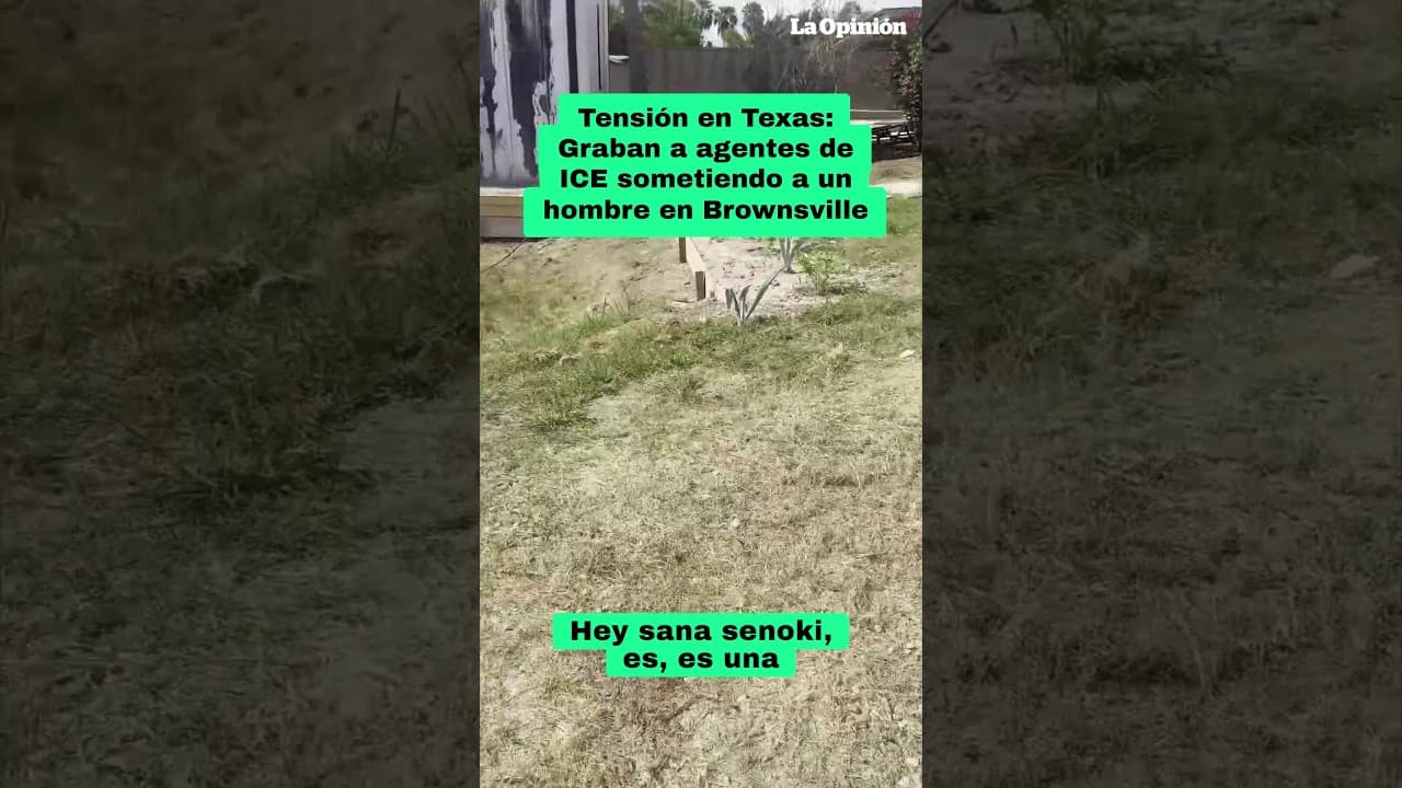 "¡Es propiedad privada!": Graban tenso enfrentamiento con agentes de ICE en Brownsville / La Opinión