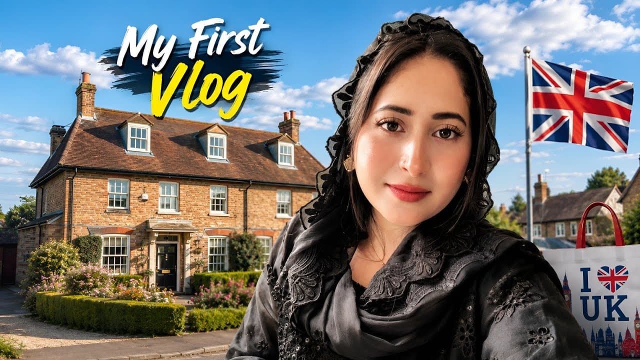 Uk My First Vlog || Flight men Sath kon aya ๐ฒ