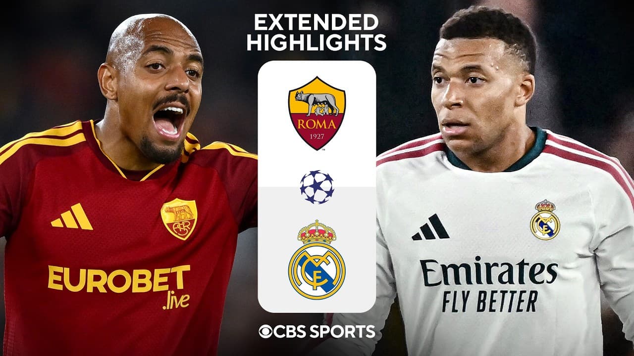 Roma vs. Real Madrid: Extended Highlights | UCL League Phase MD 2 | CBS Sports Golazo