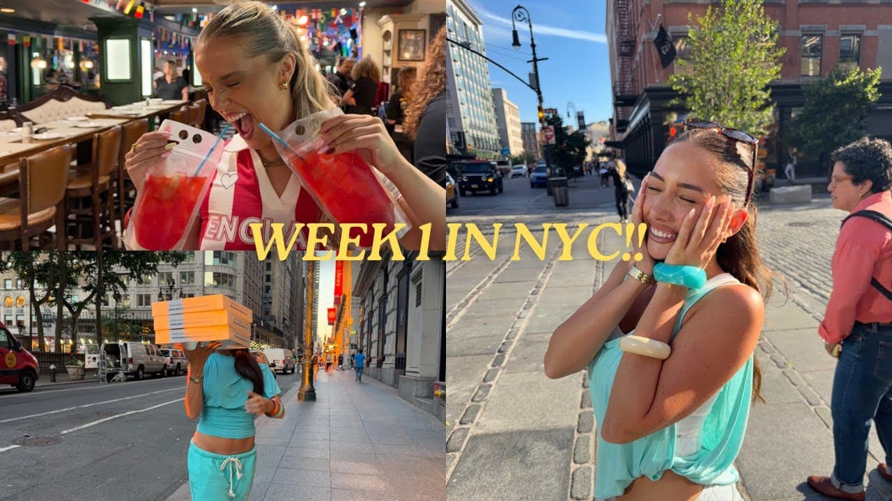Im in NYC!! Week one, seeing my apartment & exploring the city! ♥️