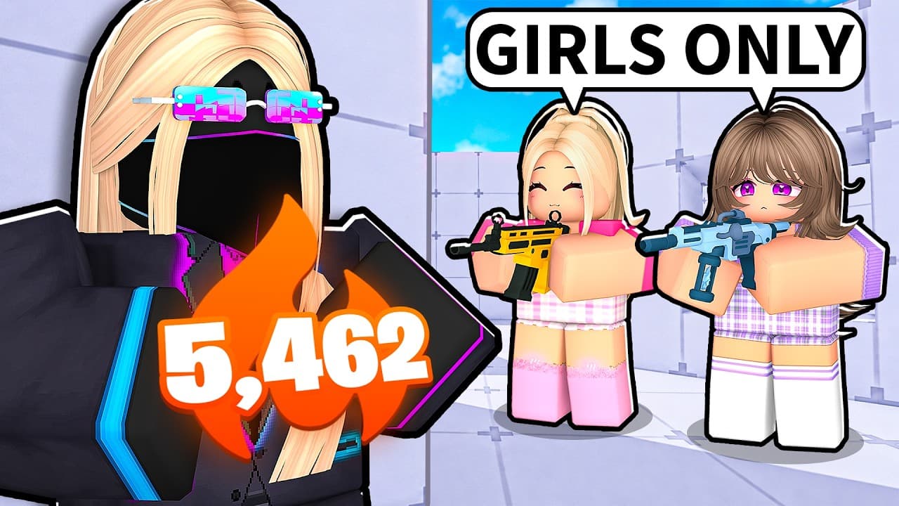 I snuck into a GIRLS ONLY TOURNAMENT in Roblox Rivals!