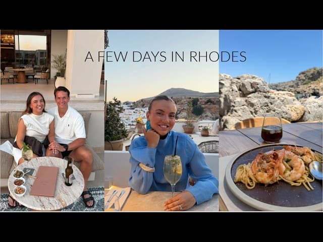 RHODES VLOG | A FUN RELAXING FEW DAYS | ZOE RAE