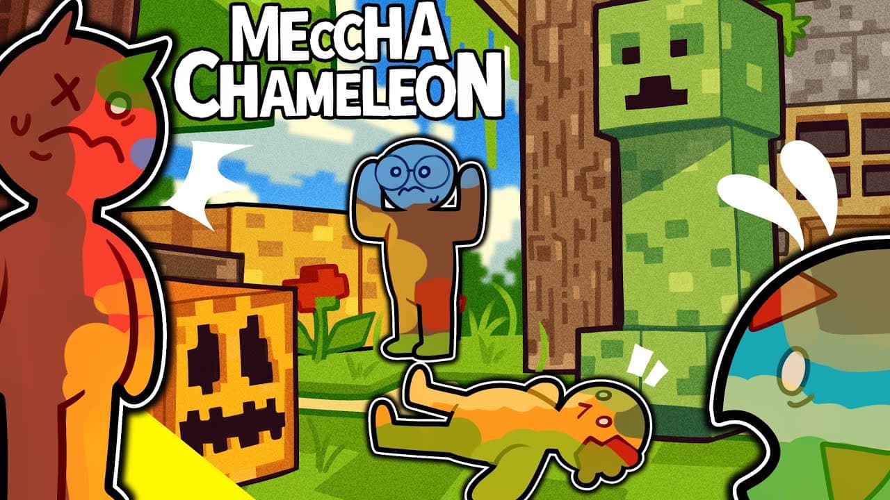 MINECRAFT MECCHA WAS MADNESS!!! | Meccha Chameleon (w/ H2O Delirious, Kyle, Squirrel)