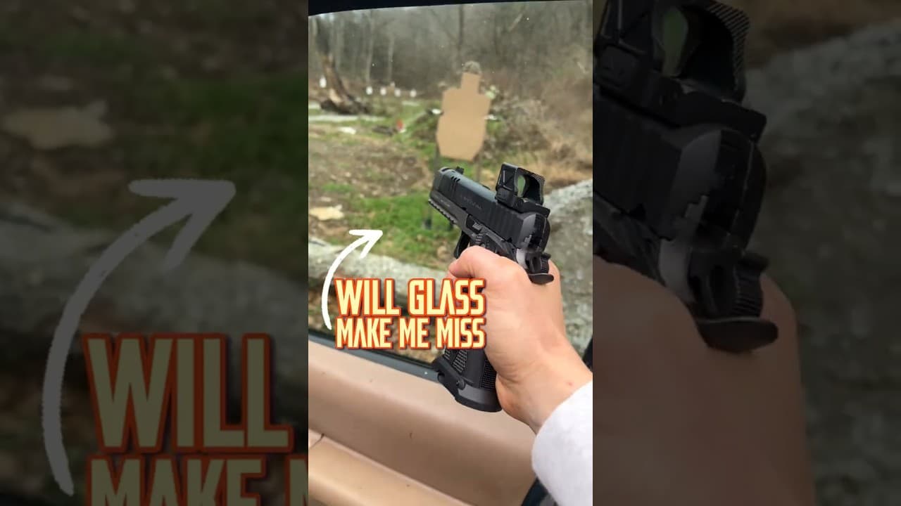 I Shot My Cars Window For Science!