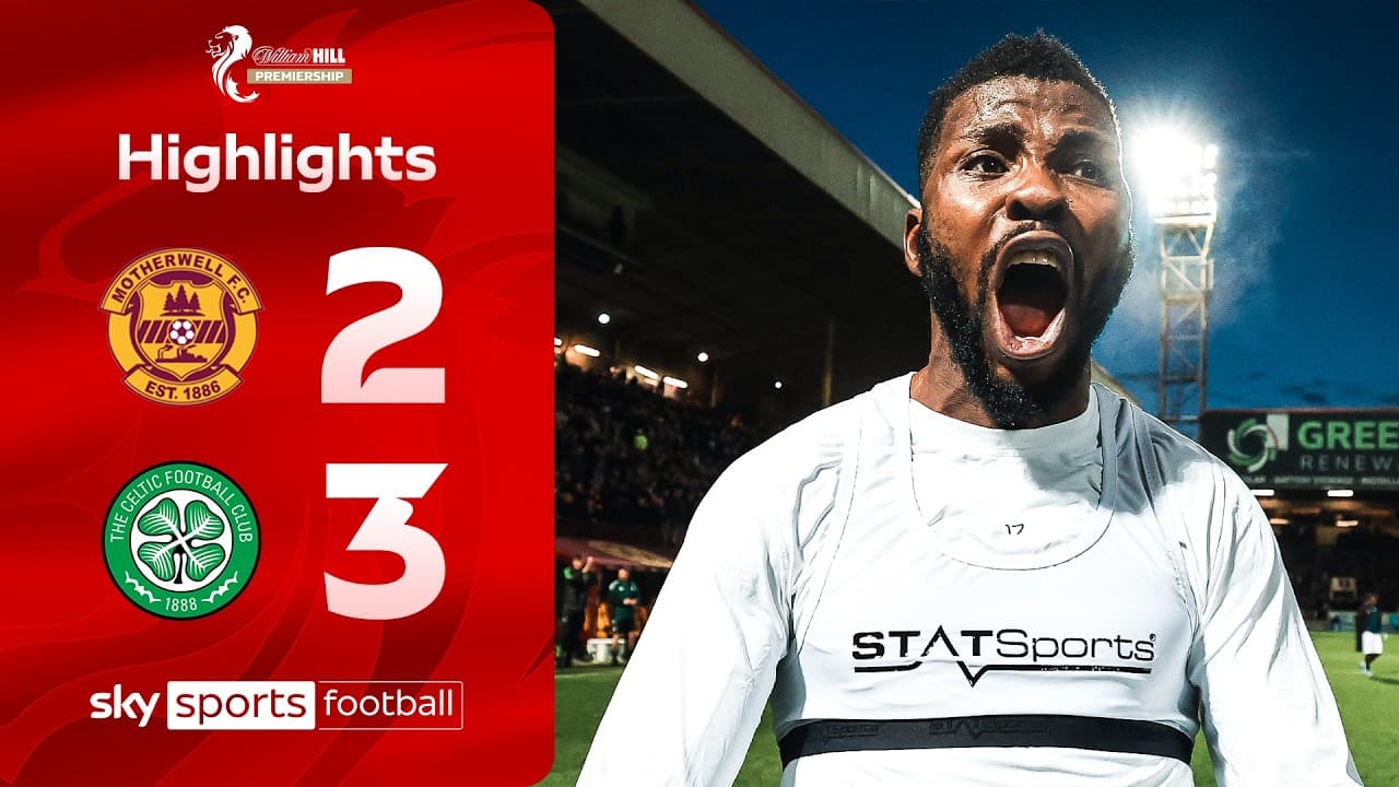 LATE VAR DRAMA sets up final day showdown! 🤯 | Motherwell 2-3 Celtic | SPFL highlights