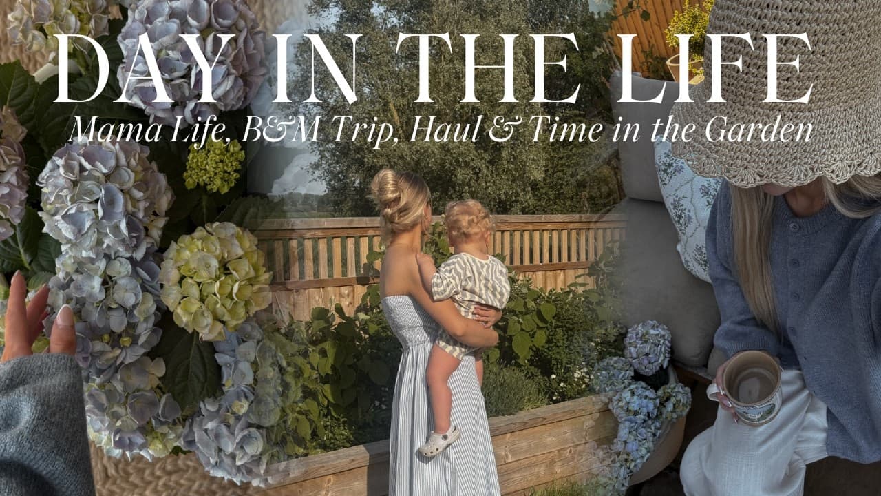 Day In The Life | B&M Trip & Haul, Mum Life & Afternoon in the Garden 🪴