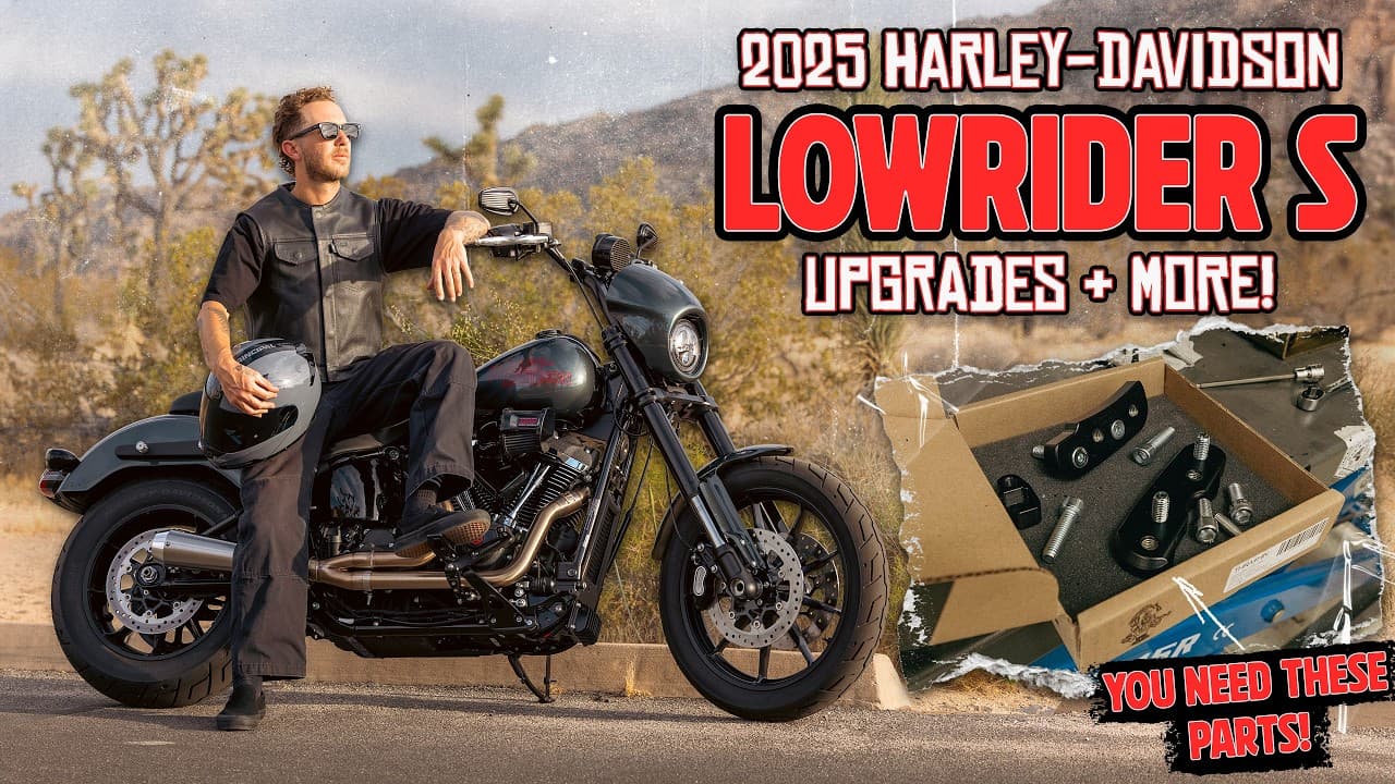 2025 Harley-Davidson Lowrider S Makeover, Panhead Springers, & Riding In Joshua Tree! - Vlog 258