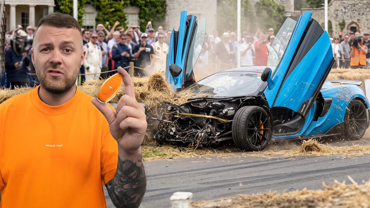 I BOUGHT A DESTROYED MCLAREN 600LT CRASHED AT 140MPH