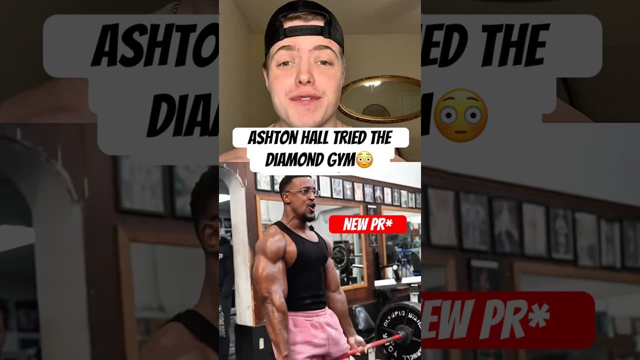 ASHTON HALL SURVIVED DIAMOND GYM😳