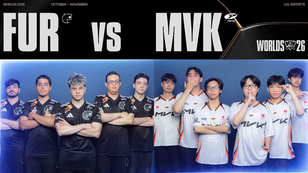 FUR vs MVK | WORLDS 2026 | Play Ins Day 1