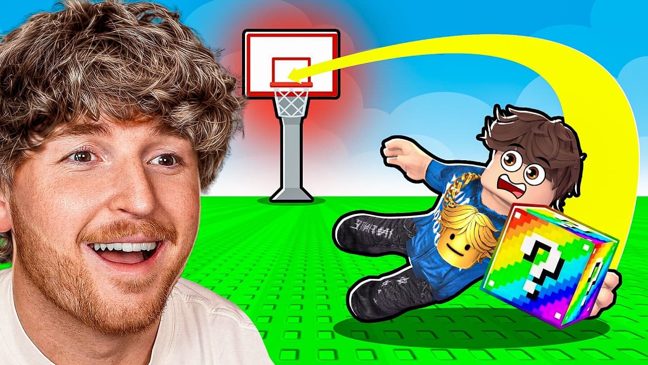 ROBLOX SHOOT A LUCKY BLOCK..