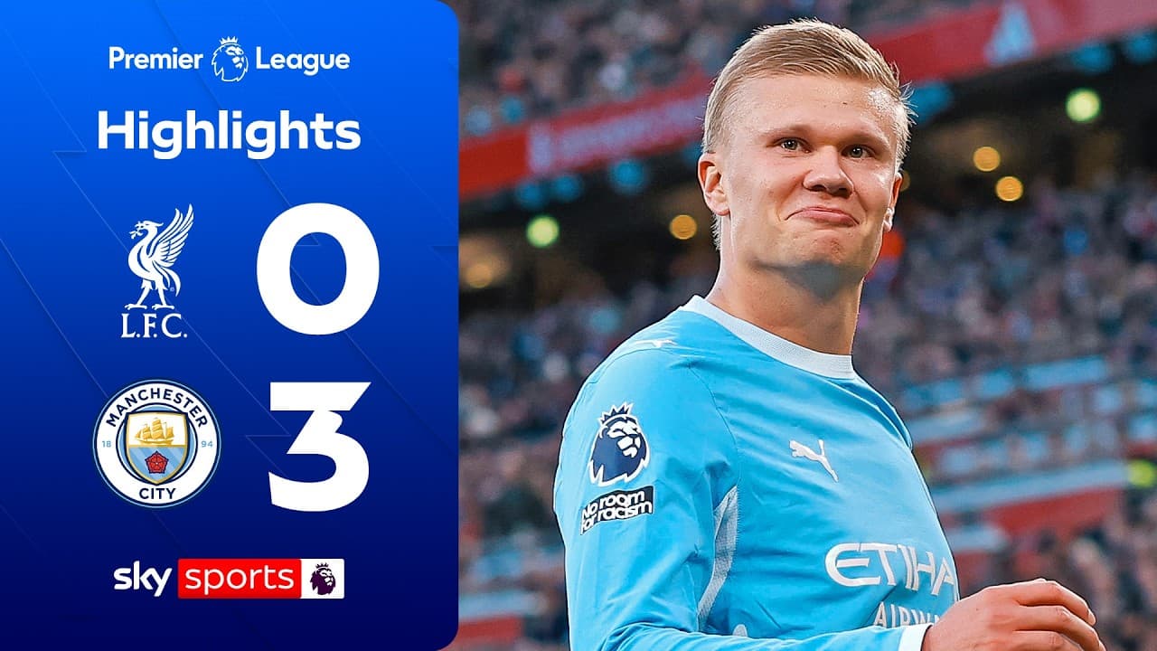 Man City thump Liverpool at Anfield | Liverpool 0-3 Man City | Premier League Highlights