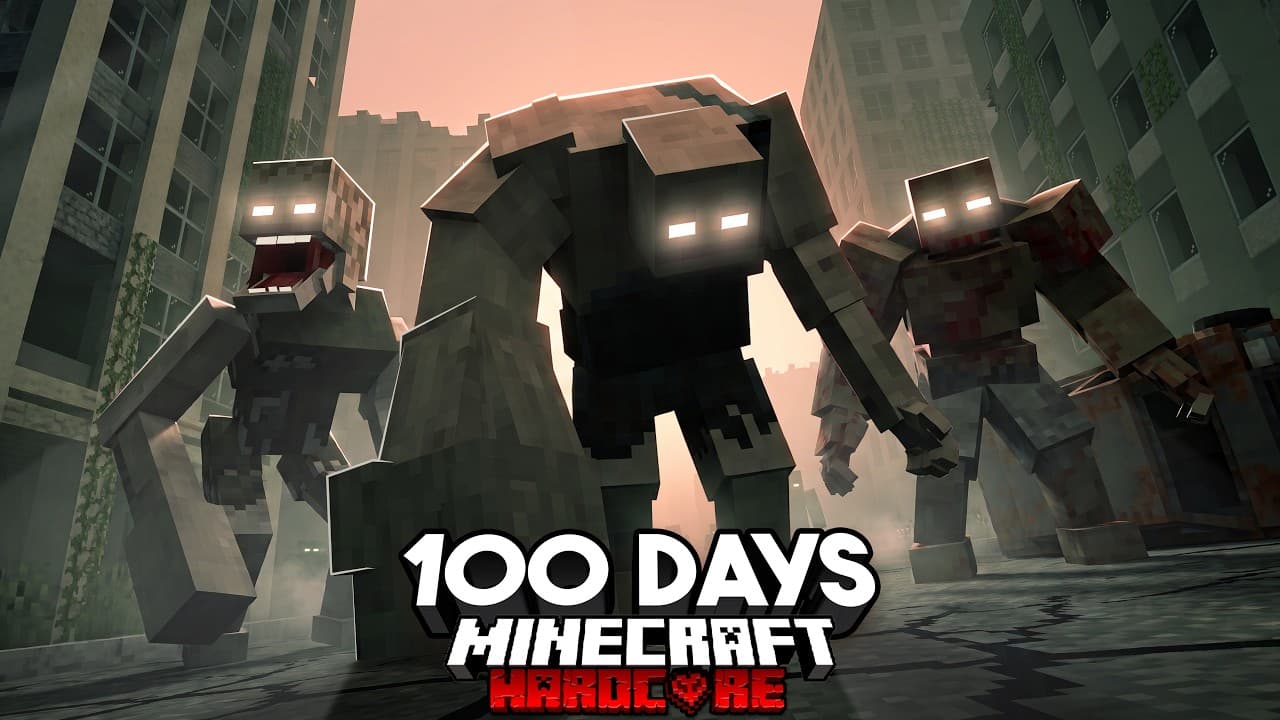 I Survived 100 Days in an EVOLVED ZOMBIE APOCALYPSE in Minecraft Hardcore