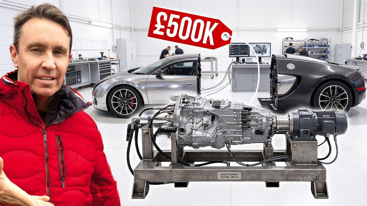 ATTEMPTING TO BUILD A £500,000 BUGATTI GEARBOX TEST RIG