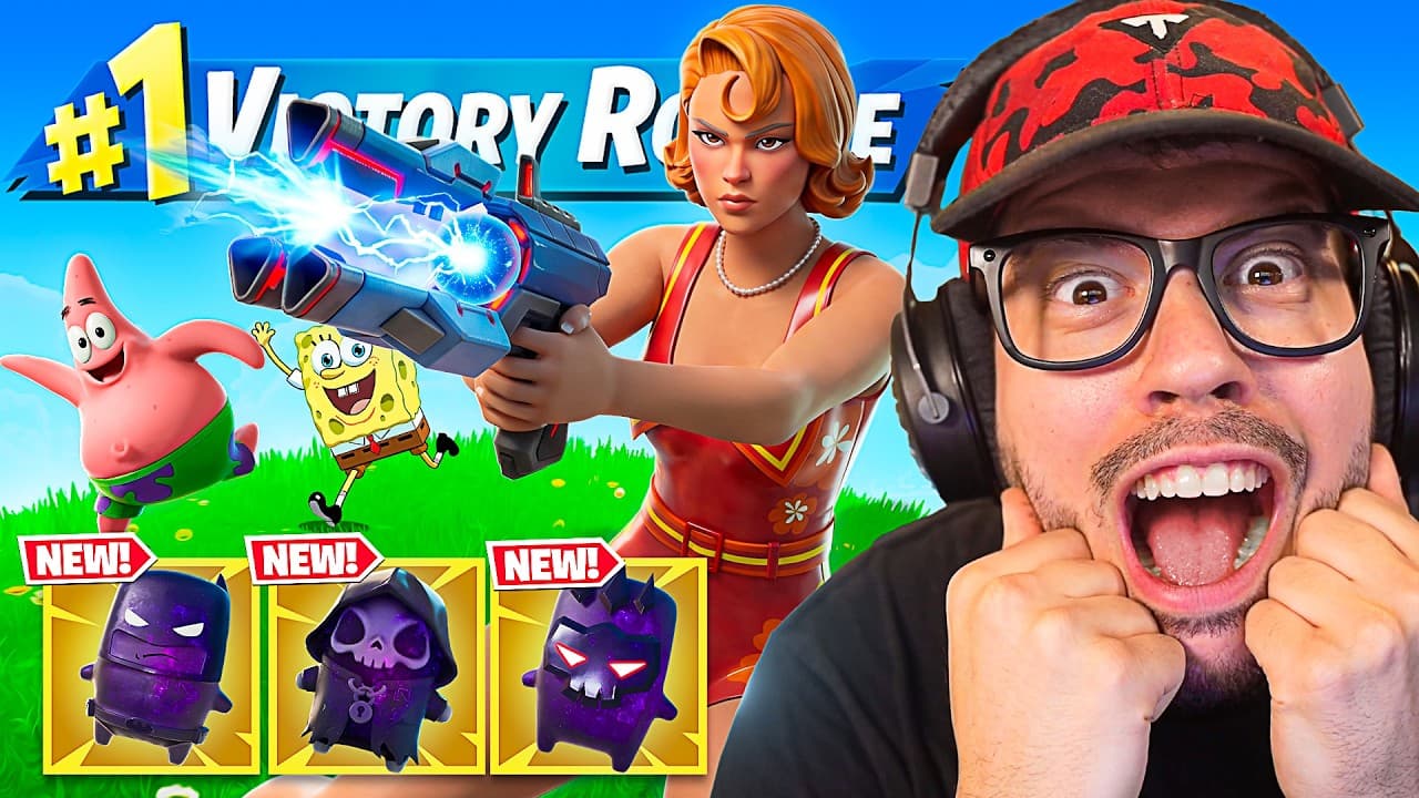 NEW *CUBE SPRITES* and SPONGEBOB UPDATE in FORTNITE!