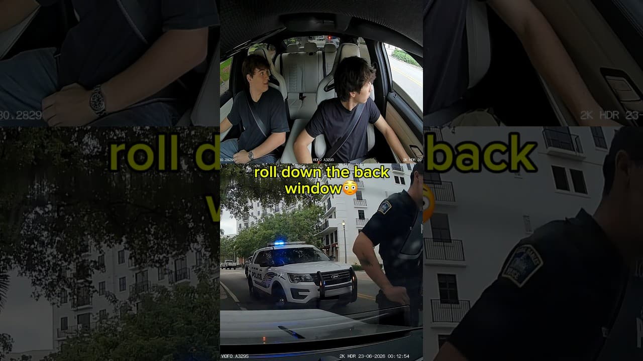 they absolutely rinsed meππ #pulledover #police #cars #trafficstop #bmw #m3competition