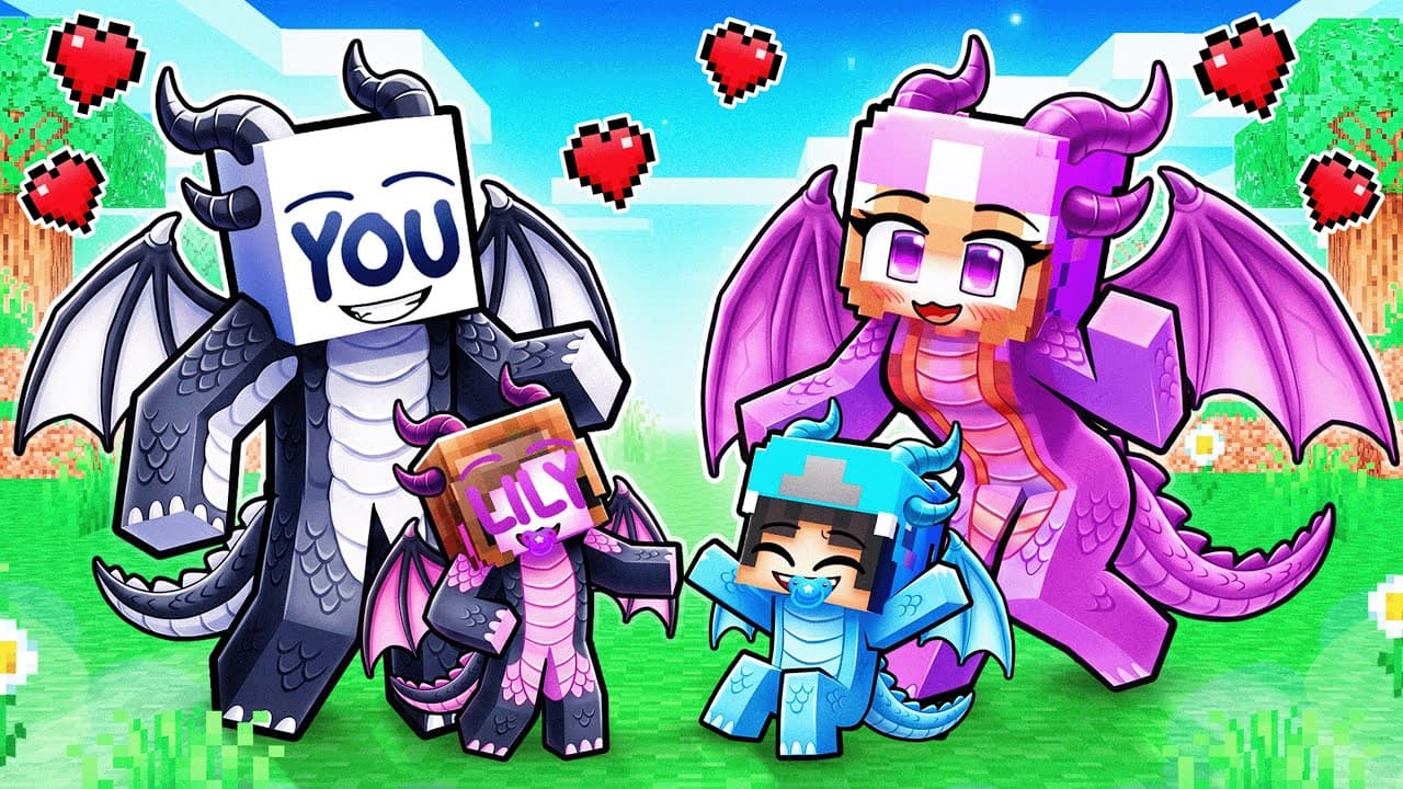 You Have A DRAGON Family in Minecraft!