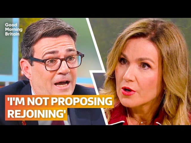 Andy Burnham rules out rejoining EU this parliament but admits he wants to 'in my lifetime'
