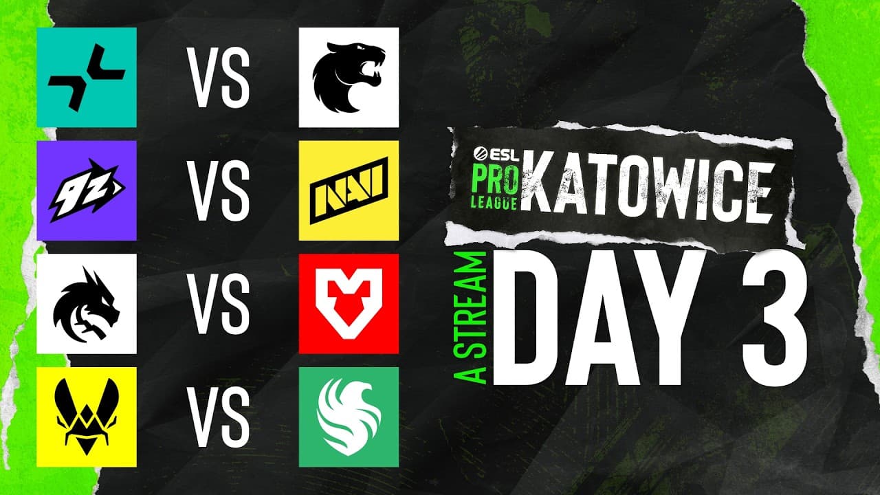 ESL Pro League Season 24 - Day 3 - Stream A - Full show