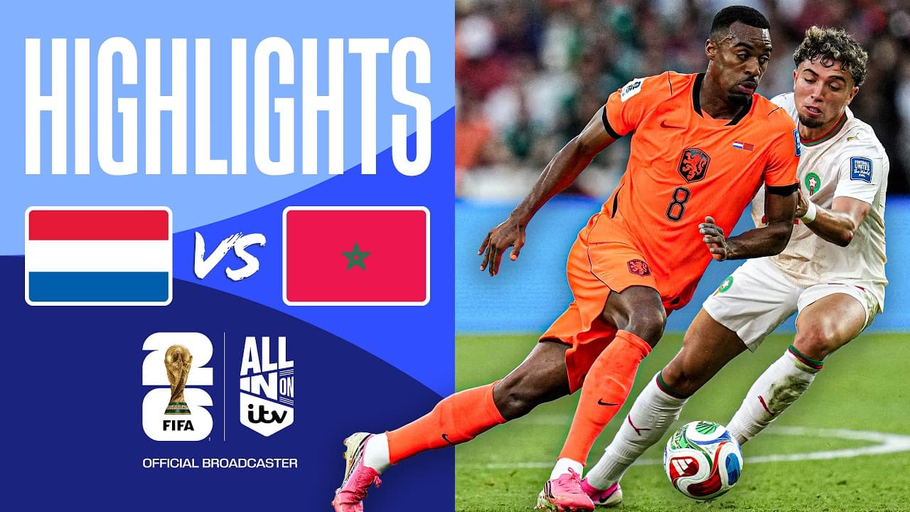HIGHLIGHTS - Netherlands v Morocco | All Action Knockout Match! | FIFA World Cup