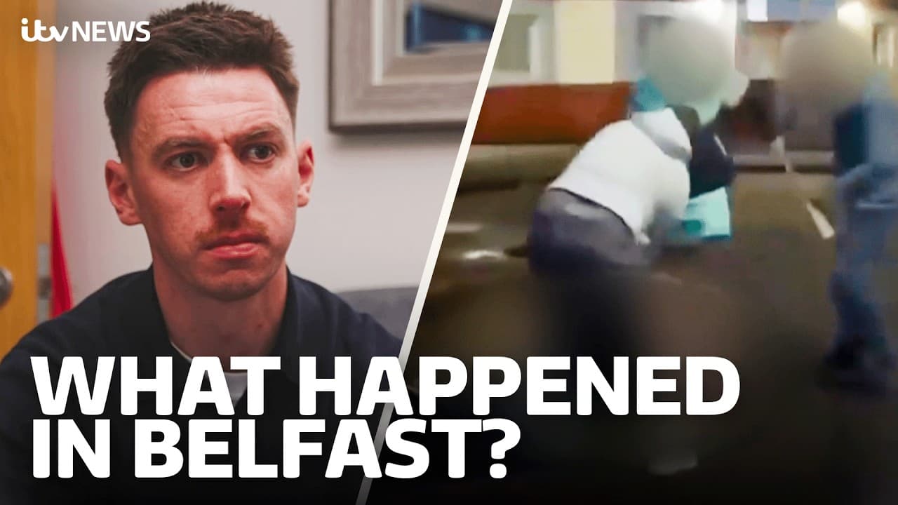 Witness recounts 'horrific' Belfast knife attack as disorder flares on streets