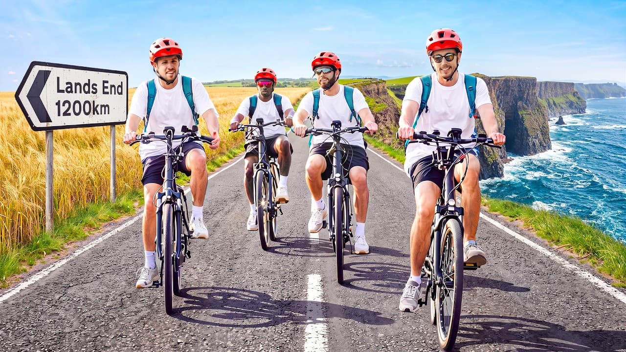 SIDEMEN CYCLE ACROSS AN ENTIRE COUNTRY