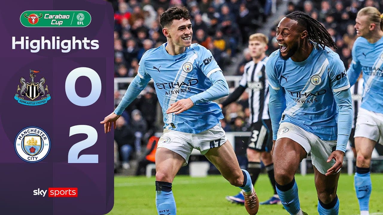 Semenyo scores again for new club! 🔥 | Newcastle 0-2 Man City | Carabao Cup Highlights