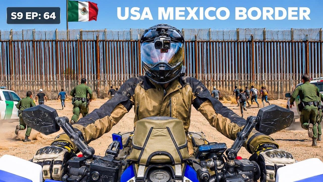 Everyone Warned Me About Crossing Into Mexico 🇲🇽 S9 EP 64 | Pakistan to Americas Motorcycle Tour